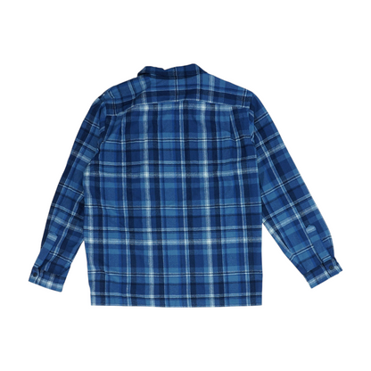 Blue Plaid Flannel Button Down