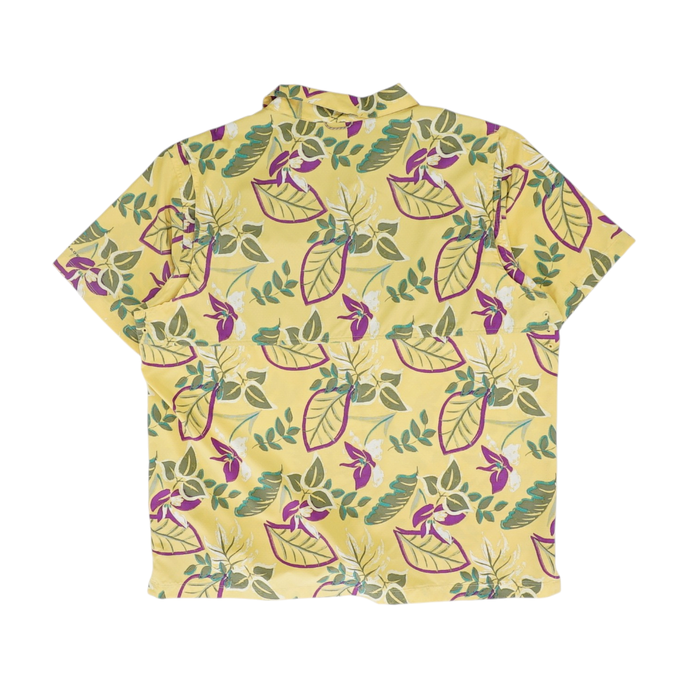 Yellow Graphic Outdoor Button Down