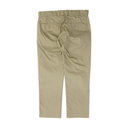 Beige Straight Pants