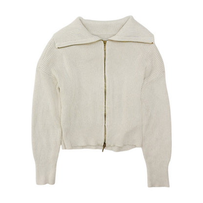 Cream Cardigan Sweater