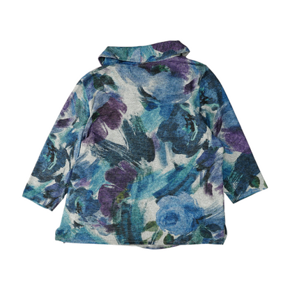 Multi Print Pullover Sweater