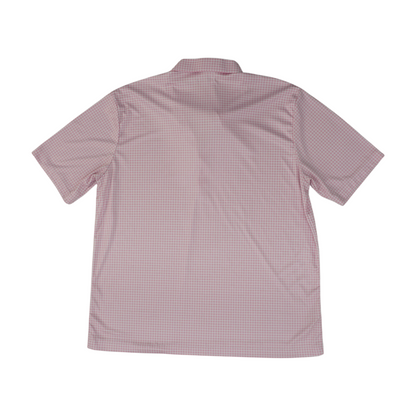 Pink Check Short Sleeve Polo