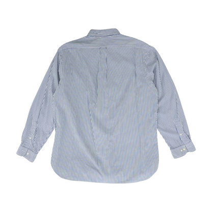 Blue Striped Long Sleeve Button Down