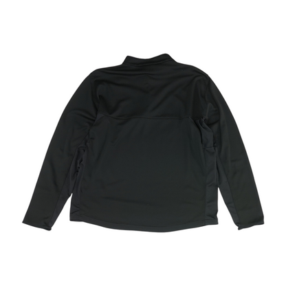 Black Solid 1/4 Zip Pullover