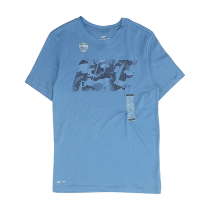 Blue Solid T-Shirt