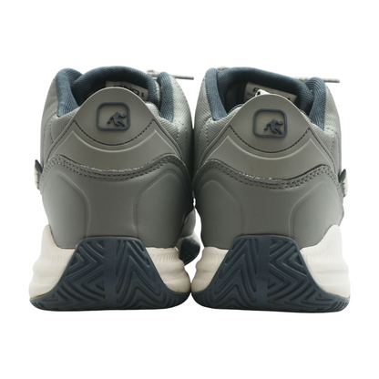 Gray Mid-Top Athletic Shoes