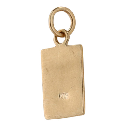 18K Yellow Gold Pendant