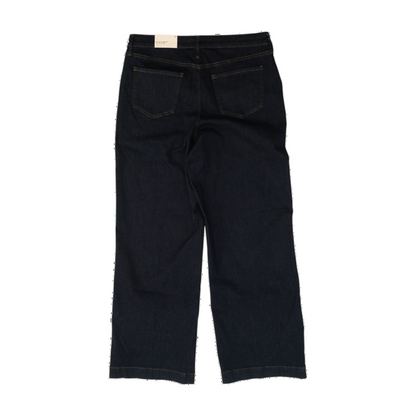 Navy Wide Leg Jeans