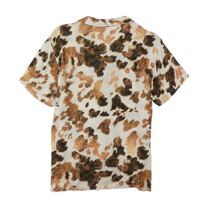 Multi Print Short Sleeve Button Down
