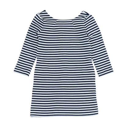 Navy Striped Dress