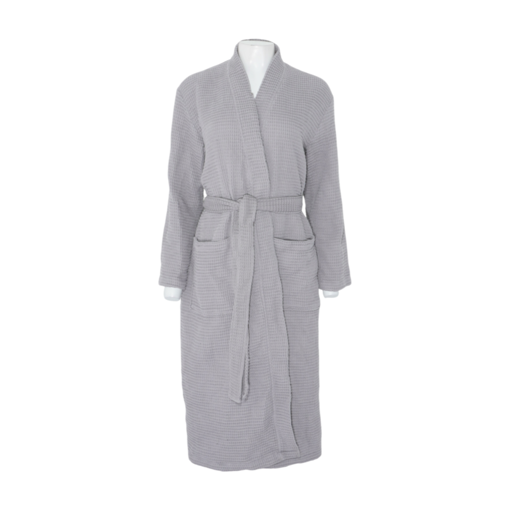 Gray Solid Robe