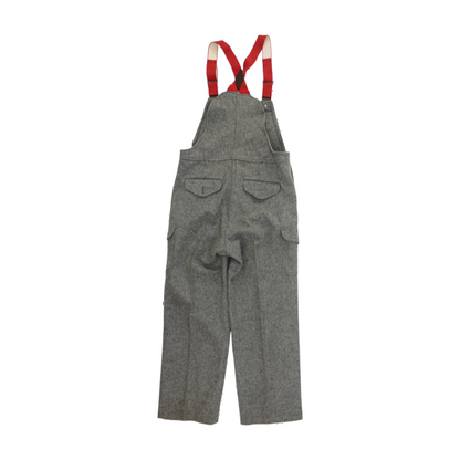 Gray Mackinaw Wool Bib