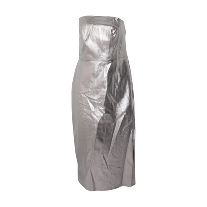 Silver Midi Dress