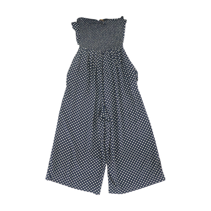 Navy Floral Jumpsuit