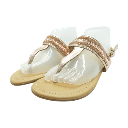 Rose Gold Sandals Shoes