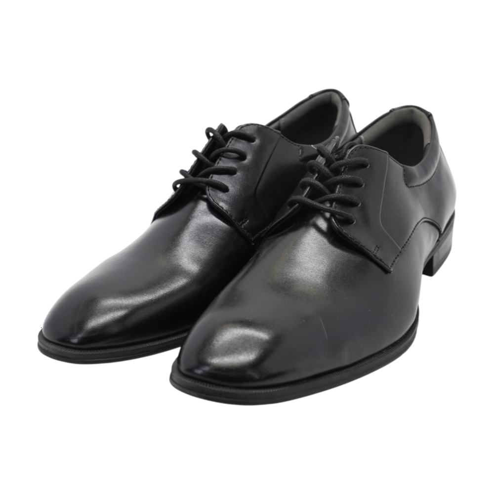 Black Lace-Up Dress Shoes