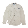 Columbia Ivory Solid Outdoor Button Down – Image 1