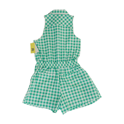Green Check Romper