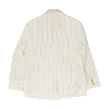 Ivory Striped Sport Coat