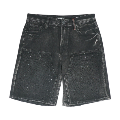 Black Denim Shorts