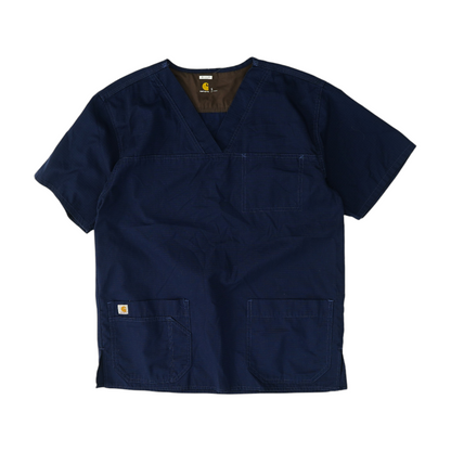 Navy Solid Scrub T-Shirt
