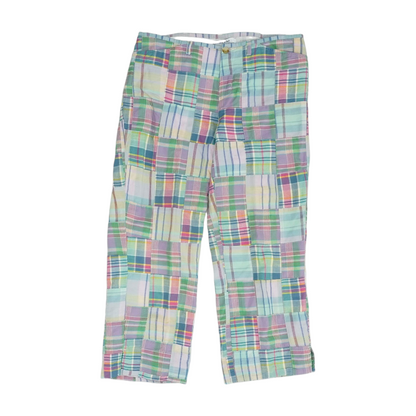 Multi Plaid Capris