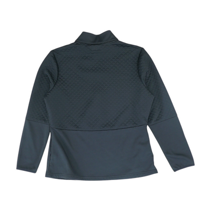 Black Solid 1/4 Zip Pullover
