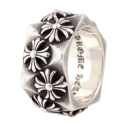 Sterling Silver CH Pentagon Band