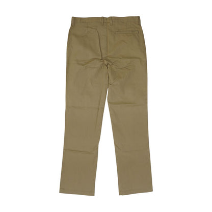 Khaki Solid Chino Pants