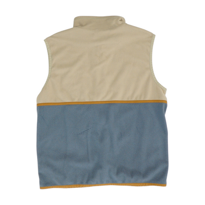 Beige Color Block Vest