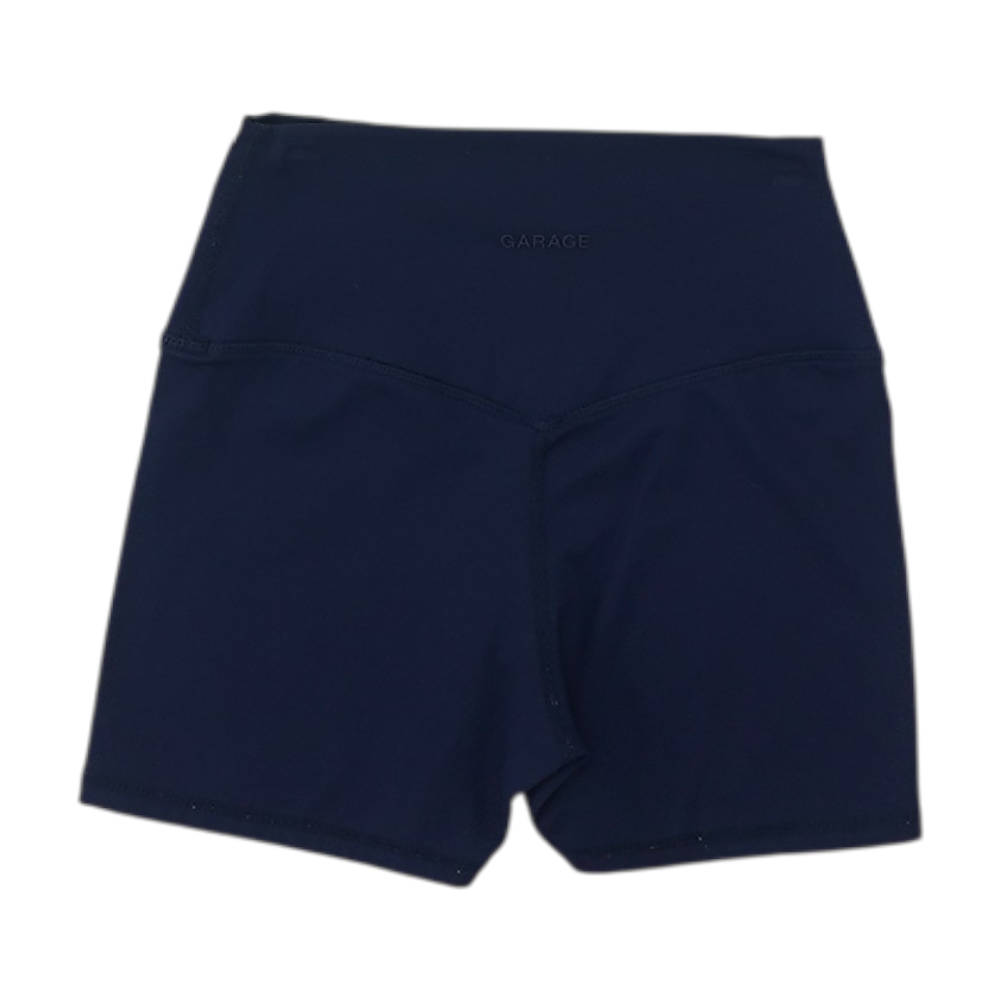 Navy Solid Active Shorts