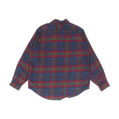 Multi Plaid Flannel Button Down