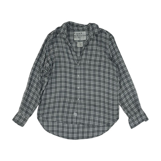 Gray Plaid Button Down