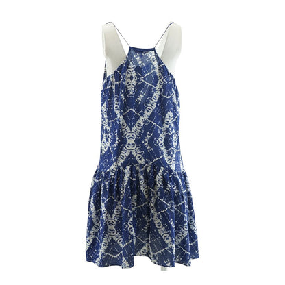 Navy Graphic Mini Dress