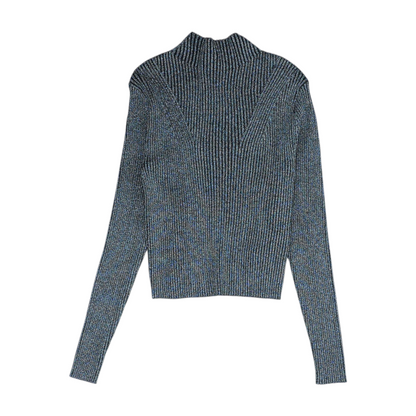 Black Striped Blouse