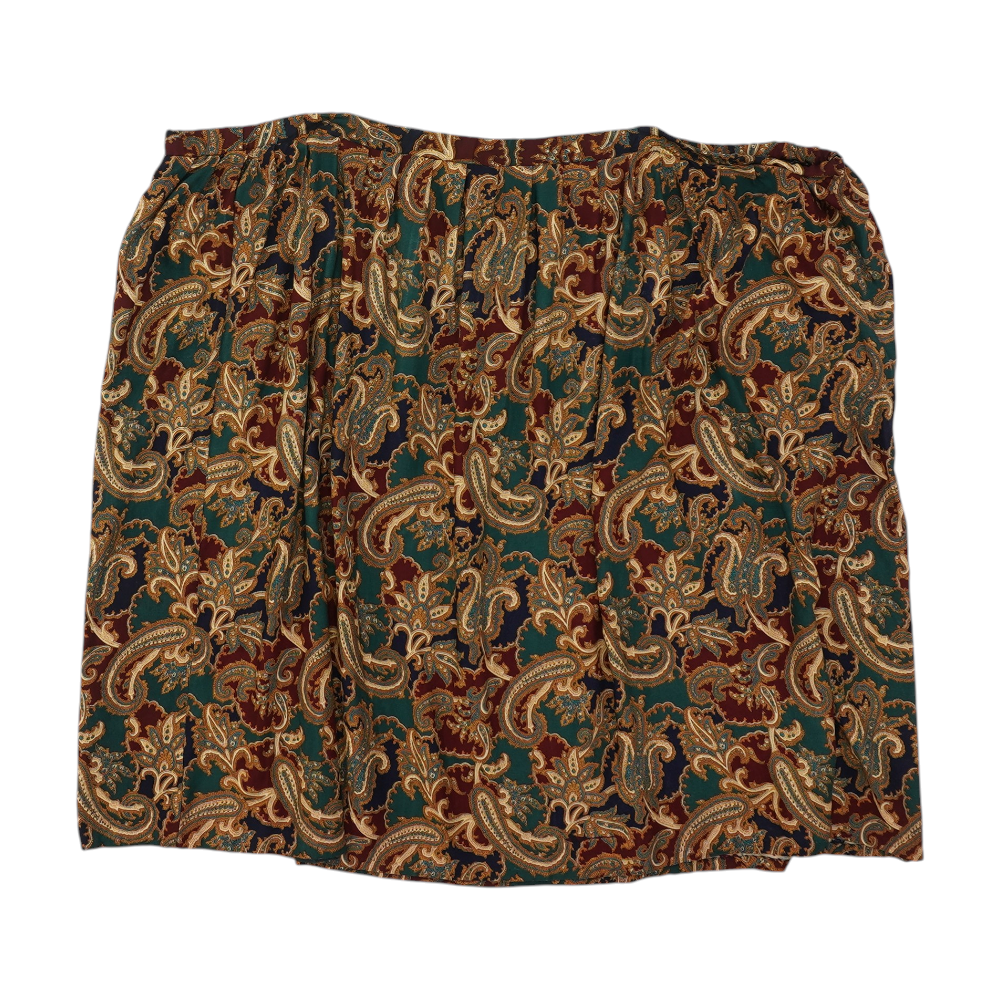 Vintage Multi Plus Paisley Midi Skirt – Image 2
