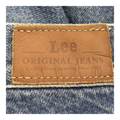 Vintage Blue Short Straight Jeans