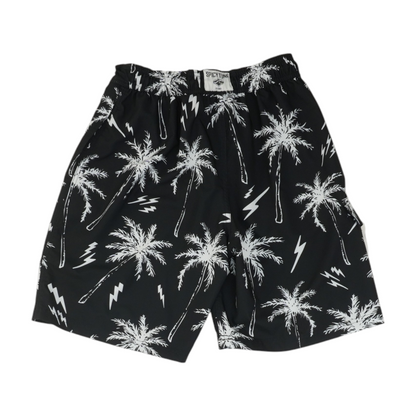 Black Graphic Swim Bottom