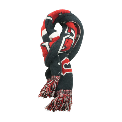 Multi Graphic Boston Red Sox Acrylic Scarf