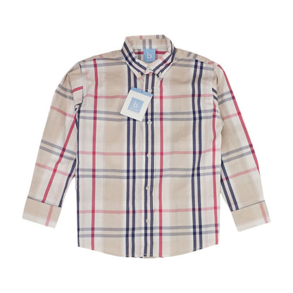 Multi Plaid Long Sleeve Button Down
