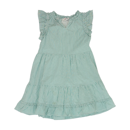 Green Striped Dress