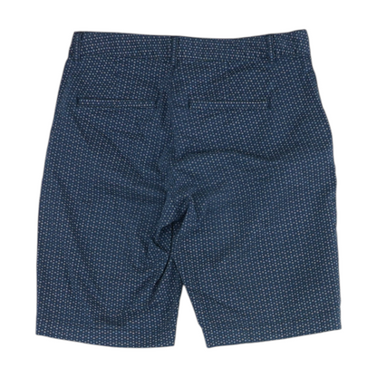 Blue Abstract Chino Shorts