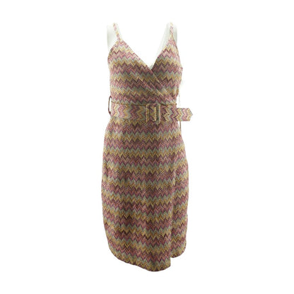 Multi Chevron Midi Dress