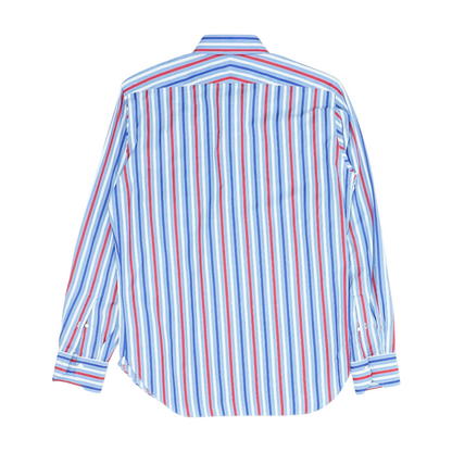 Multi Striped Long Sleeve Button Down