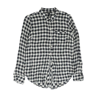 Black Plaid Button Down