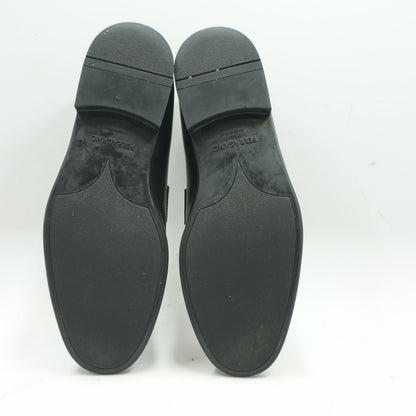 Black Moccasin with Gancini Ornament
