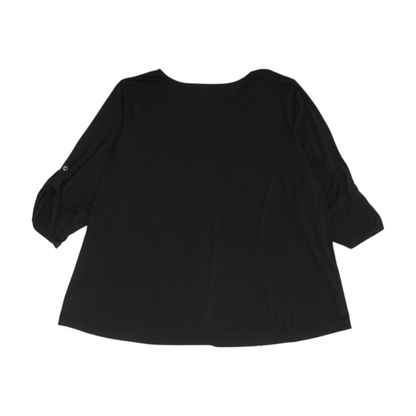 Black Plus Button Down