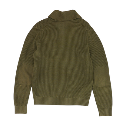 Green Solid Pullover Sweater