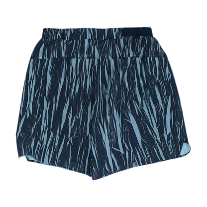 Black Abstract Active Shorts