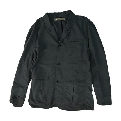 Gray Solid Outdoor Button Down